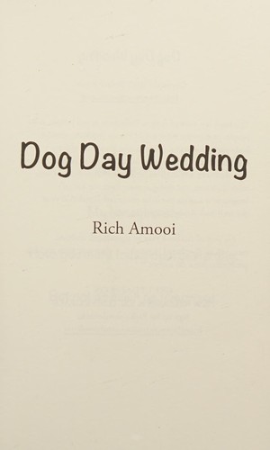 Dog day wedding