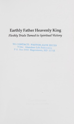 Earthly Father, Heavenly King