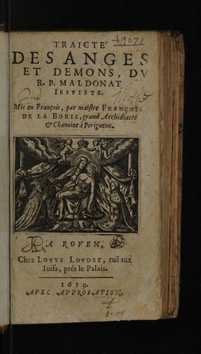 Traicté des anges et demons ...