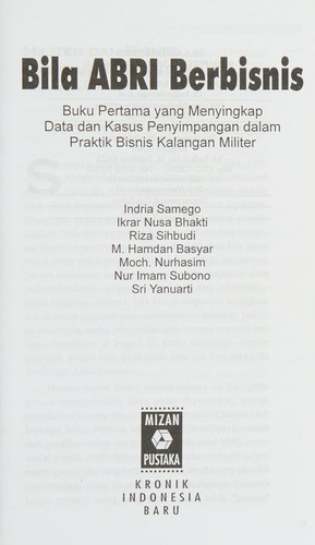 Bila ABRI berbisnis