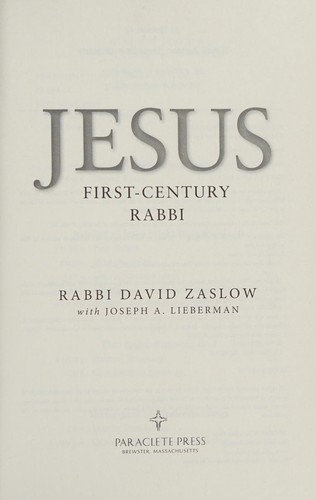 Jesus : First-Century Rabbi
