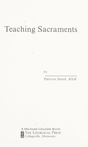 Teaching sacraments