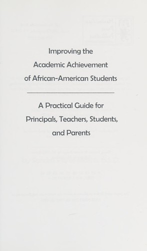 Improving the academic achievement of African-American students