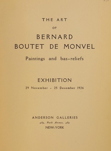 The art of Bernard Boutet de Monvel