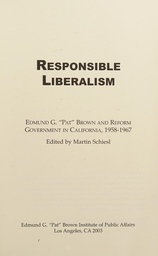 Responsible Liberalism