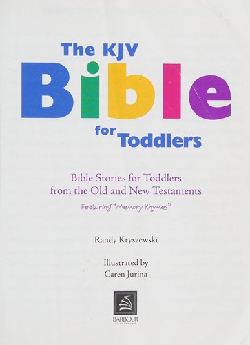 The KJV Bible for toddlers