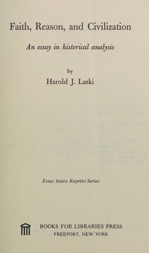 Faith, reason, and civilization