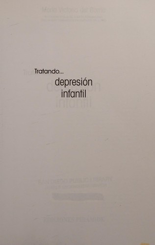 Tratando-- depresión infantil