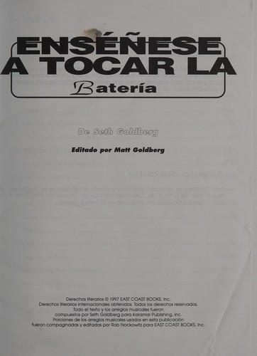 Ensenese a tocar la bateria