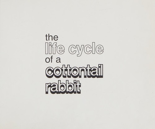 The life cycle of a cottontail rabbit.