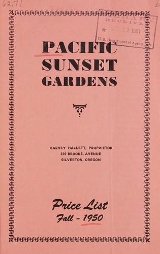 Price list, fall - 1950