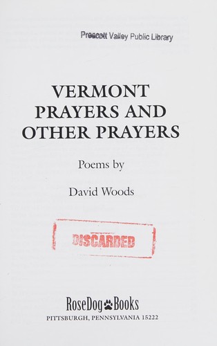 Vermont prayers and other prayers