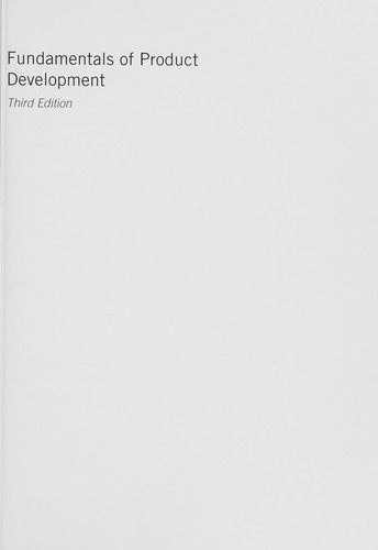 Fundamentals of product development