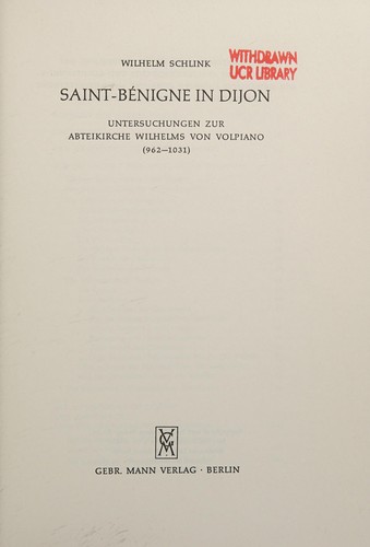 Saint-Bénigne in Dijon