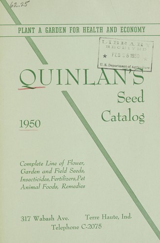 Spring catalog, 1950