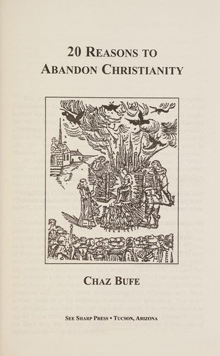20 reasons to abandon Christianity