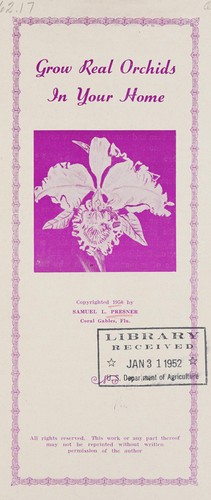 Grow real orchids in your home