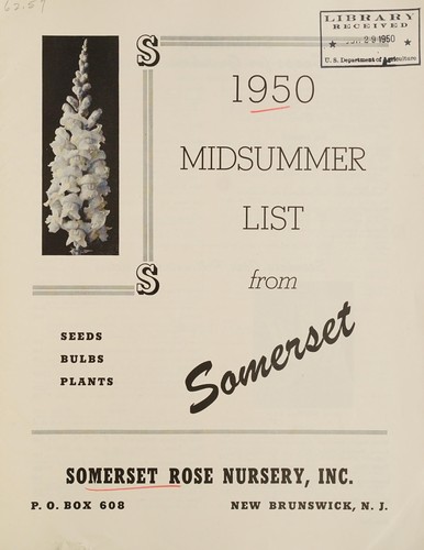 1950 midsummer list from Somerset