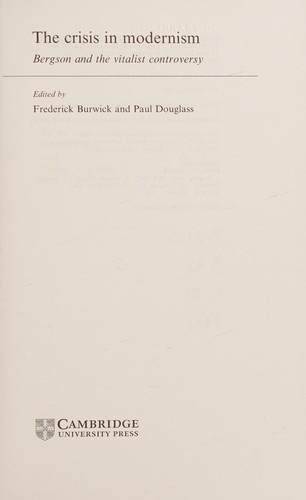 The Crisis in modernism