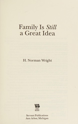 Family is still a great idea