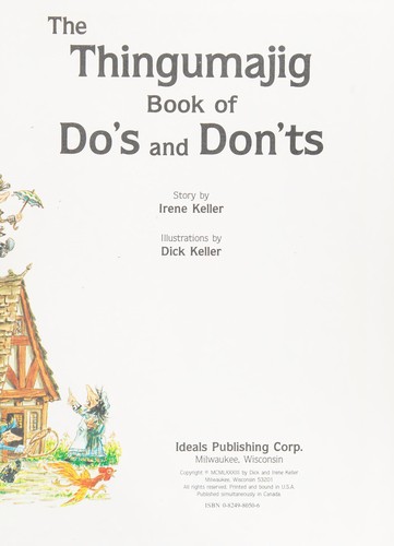 The Thingumajig book of do's and don'ts