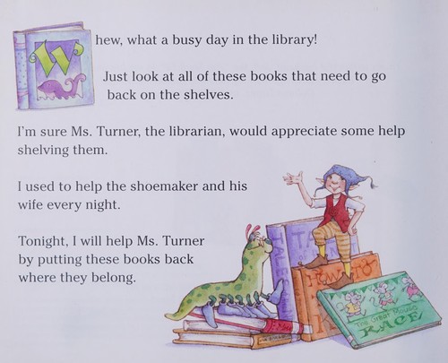 The shelf elf helps out