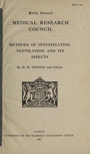 Methods of investigating ventilation and its effects