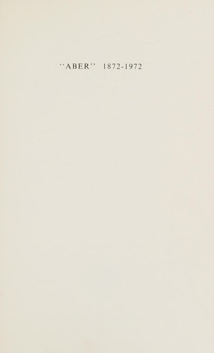 "Aber" 1872-1972