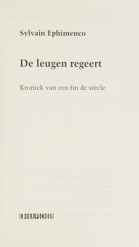 De leugen regeert