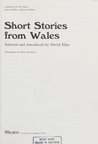 Short stories from Wales