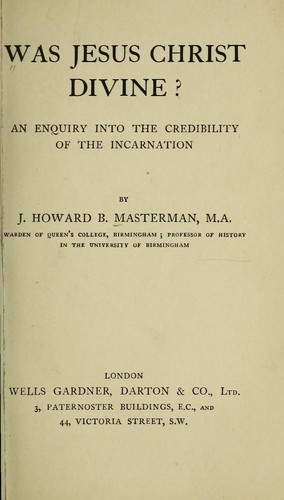 Was Jesus Christ divine?