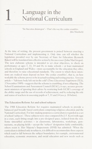 LANG AWARENESS FOR TEACHERS (S/N) (English, Language and Education Series)