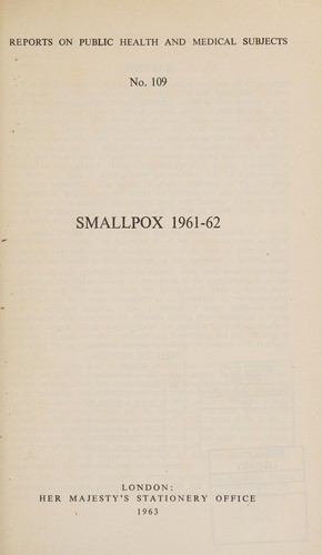 Smallpox, 1961-62