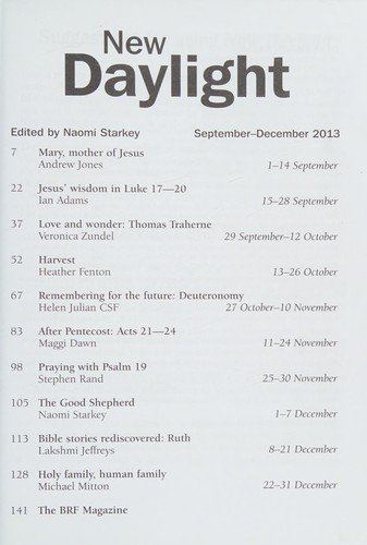 New daylight, September-December 2012