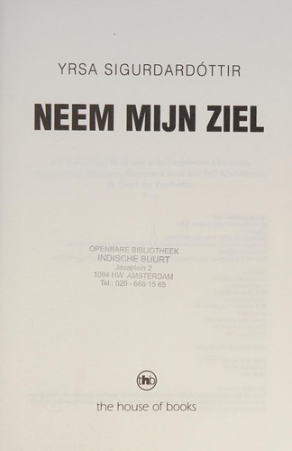 Neem mijn ziel