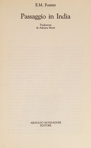 Passaggio in India