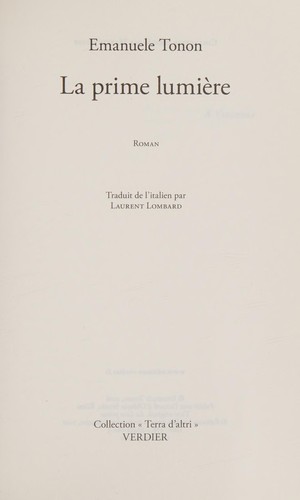 La prime lumière