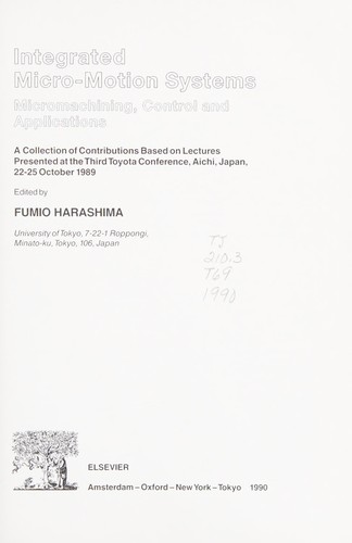 Integrated micro-motion systems