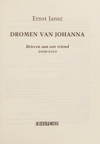 Dromen van Johanna
