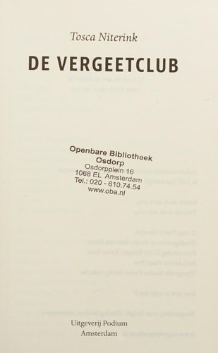 De vergeetclub