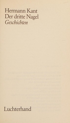 Der dritte Nagel
