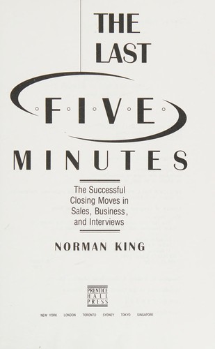 The last five minutes