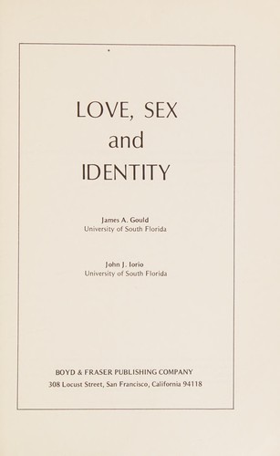 Love, sex, and identity