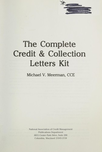 The Complete Credit & Collection Letters Kit