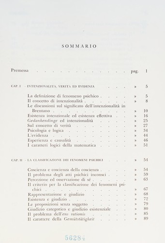 Conoscenza e moralità in Franz Brentano.