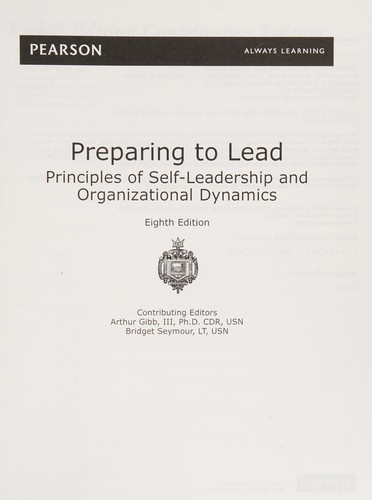 Preparing to lead