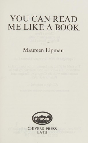 You Can Read Me Like a Book