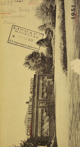 Corliss Bros. Inc. nurseries, 1951