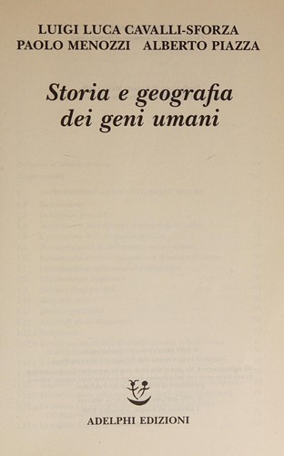 Storia e geografia dei geni umani