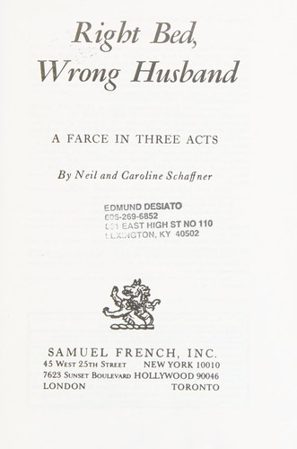 Right bed, wrong husband